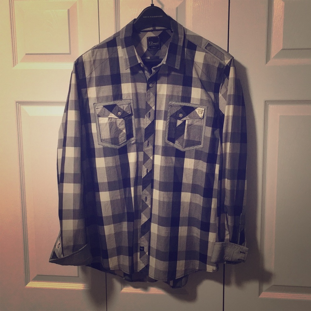7 diamonds button down shirt